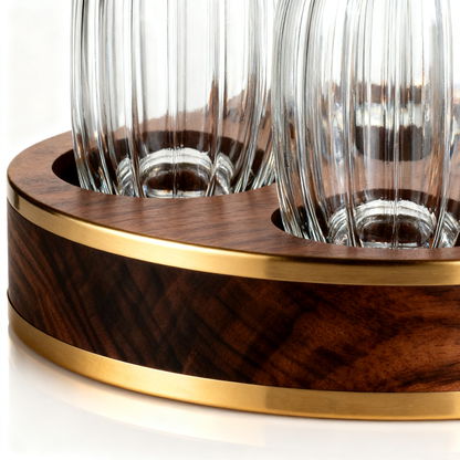 🧂 Luxury Glass Seasoning Bottle Set With Wooden Stand Elegant Kitchen Spice Organizer — A Stylish Storage Solution For A Cleaner, More Sophisticated Cooking Space