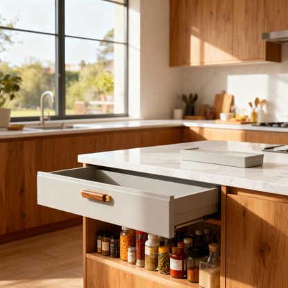 🤍 Create a More Organized Kitchen with Minimalist Drawer Storage