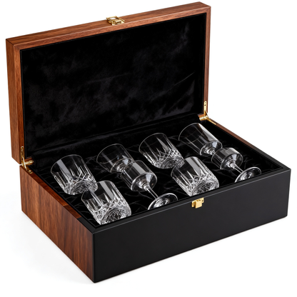🍷 Premium Wooden Glass Storage Box A sophisticated home accessory designed to protect, display, and celebrate your favorite glassware collection