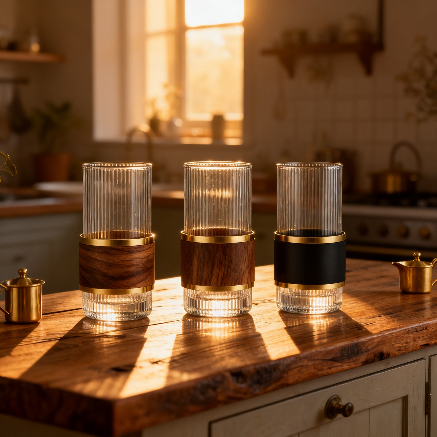 🥃 Crystal Clear Glass Cup Set Elevate everyday drinks with timeless design, elegant simplicity, and beautiful table presentation