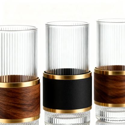 🥃 Crystal Clear Glass Cup Set Elevate everyday drinks with timeless design, elegant simplicity, and beautiful table presentation