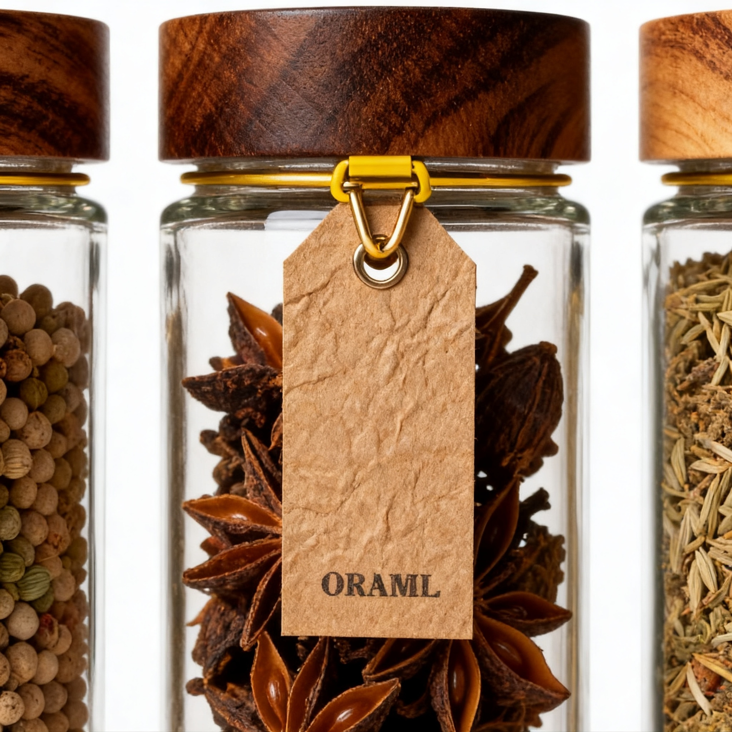 🫙 Premium Glass Storage Jars with Natural Wood Lids Elegant Kitchen Organization Designed for Freshness, Beauty, and Everyday Convenience