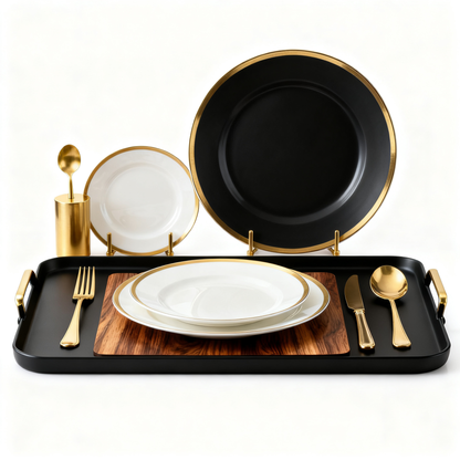 ☕ Elegant Wooden Coffee Cup & Serving Tray Set Premium Home Coffee Accessories Designed for Cozy Mornings and Beautiful Everyday Moments
