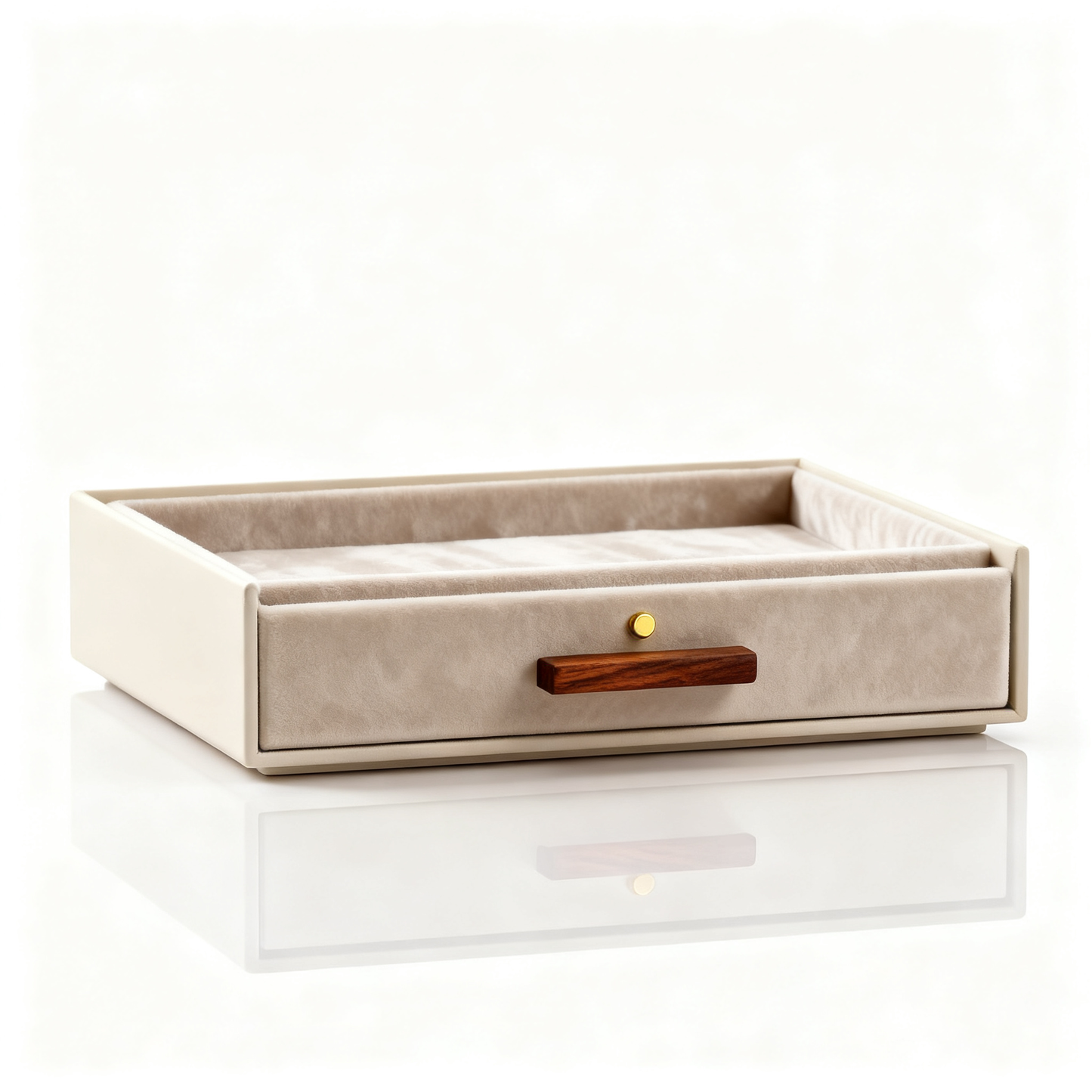 🤍 Minimalist Kitchen Drawer Organizer With Wooden Handle — A Stylish Storage Solution To Keep Your Kitchen Clean, Organized & Elegant